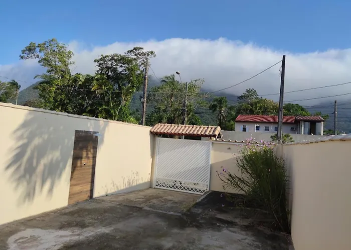 Casa Terrea Peruibe 5 Min Do Centro,Linda Vista, Proximo A Tudo.