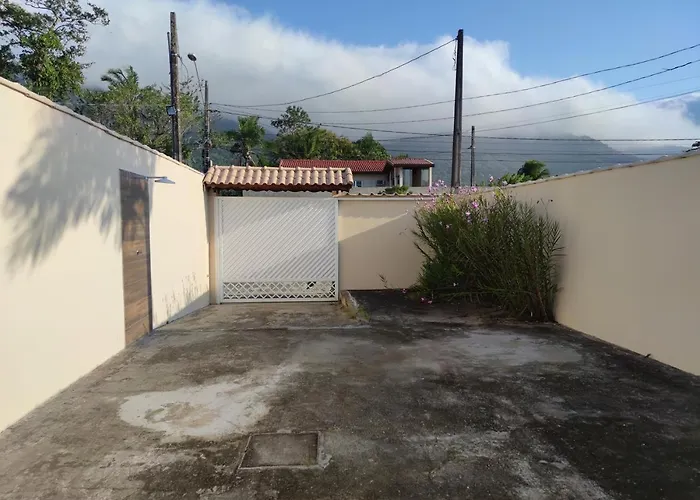 Casa Terrea Peruibe 5 Min Do Centro,Linda Vista, Proximo A Tudo.